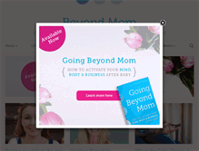 Tablet Screenshot of beyondmom.com